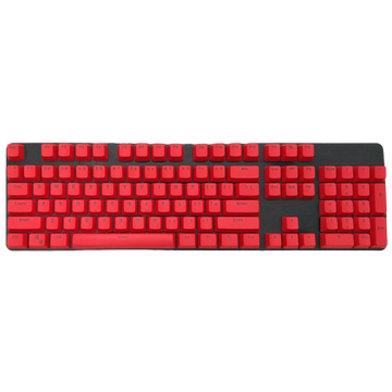 Plain: Red Backlit Keycaps