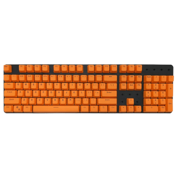 Plain: Orange Backlit Keycaps