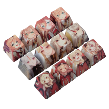 Genshin Impact Faces 4 Piece Sets