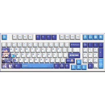 Genshin Impact: Sangonomiya Kokomi 128 Pieces Keycap Set