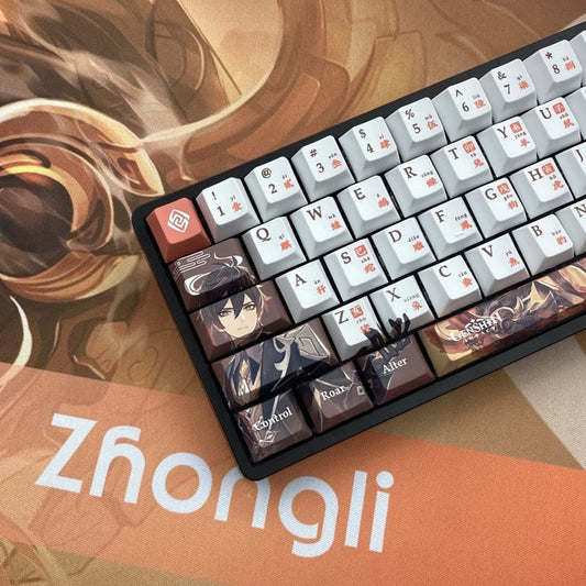 Genshin Impact: Zhongli 128 Pieces Keycap Set