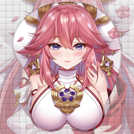 Genshin Impact: Yae Miko Ergonomic Mousepad