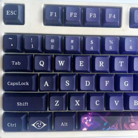 Genshin Impact: Raiden Shogun XDA Keycap Set