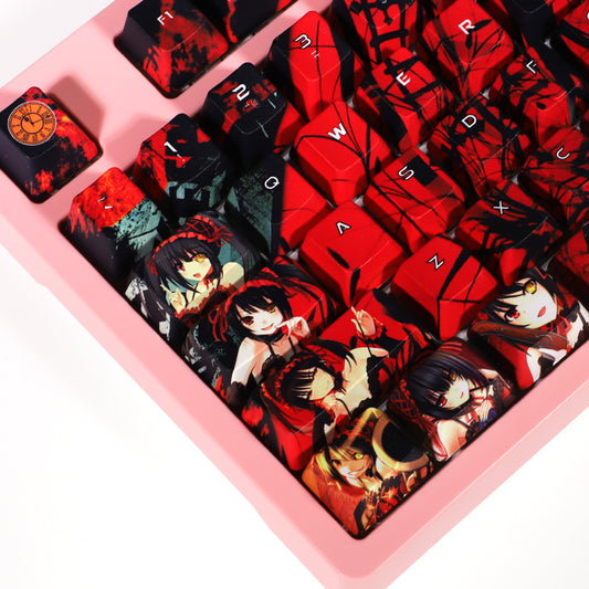 Date A Live: Kurumi Tokisaki Red Keycap Set