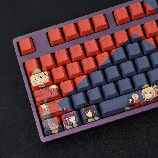Lycoris Recoil: Takina and Chisato Backlit Keycap Set