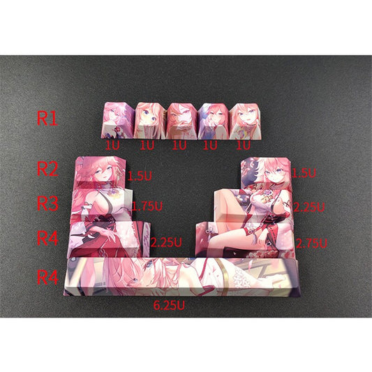 Genshin Impact: Yae Miko 135 Pieces Keycap Set