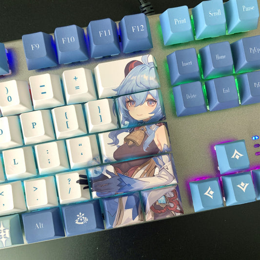 Genshin Impact: Ganyu 128 Pieces Keycap Set