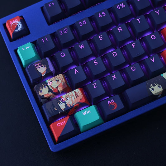 Lycoris Recoil: Chisato and Takina Backlit Keycap Set
