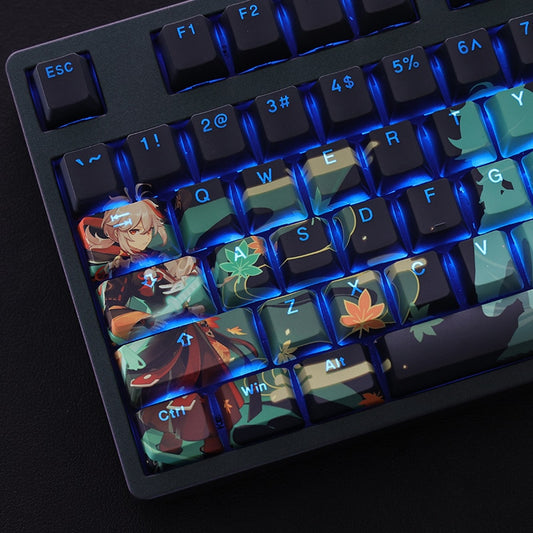 Genshin Impact: Kaedehara Kazuha Backlit Keycap Set