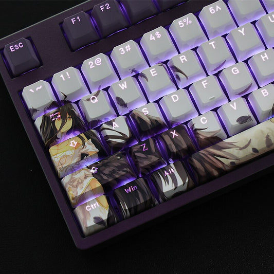 Overlord: Albedo Backlit Keycap Set