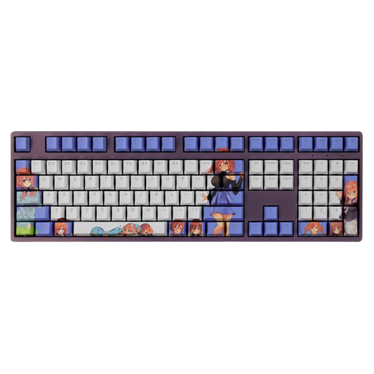 The Quintessential Quintuplets: Miku Nakano Backlit White Keycap Set