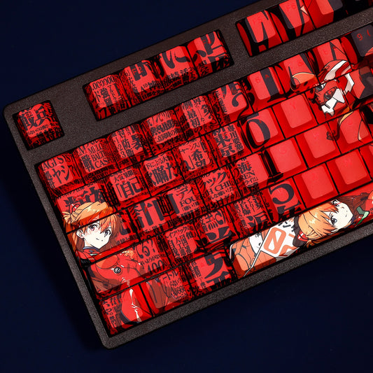 Neon Genesis Evangelion: Asuka Backlit Keycap Set