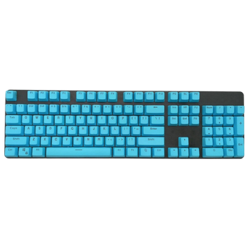 Plain: Blue Backlit Keycaps