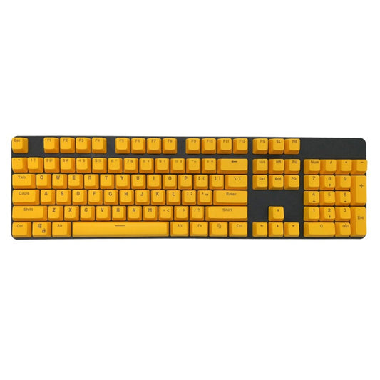 Plain: Yellow Backlit Keycaps