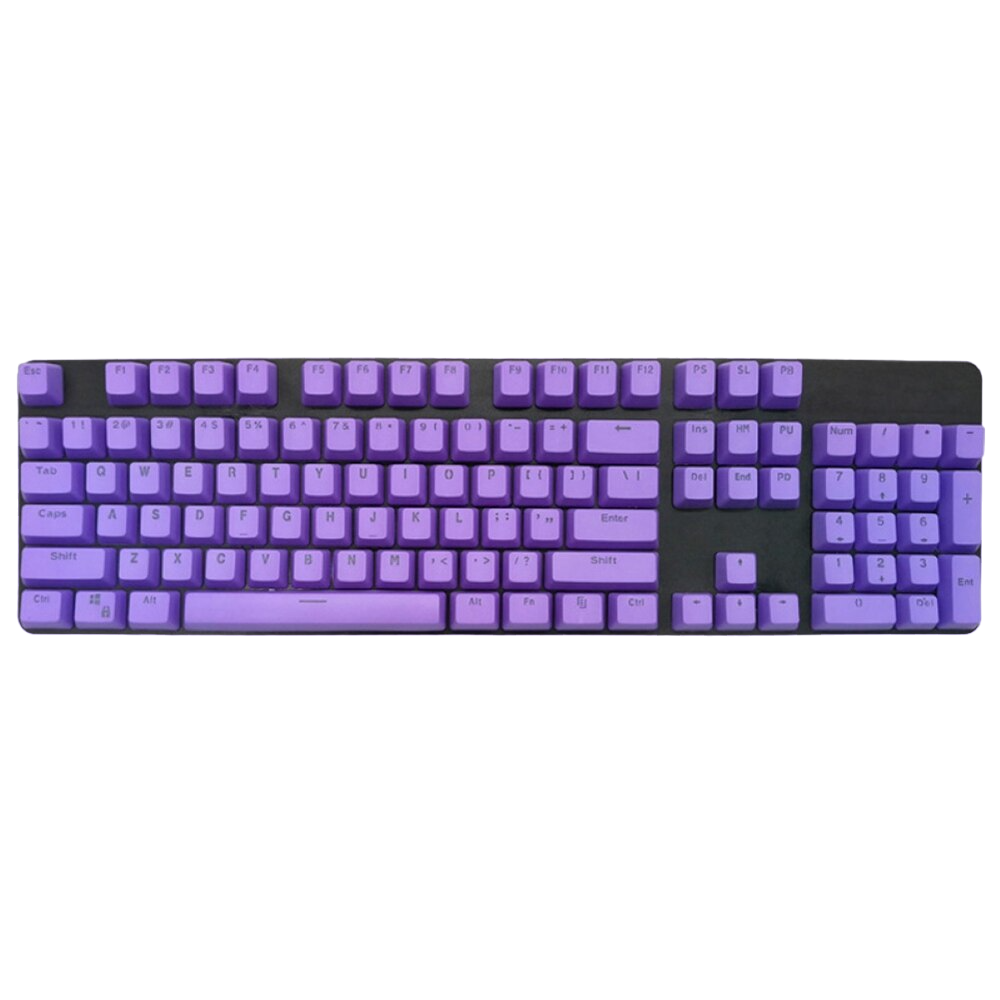 Plain: Purple Backlit Keycaps