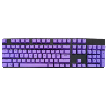 Plain: Purple Backlit Keycaps