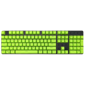 Plain: Green Backlit Keycaps