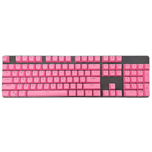 Plain: Pink Backlit Keycaps