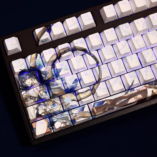 Wuthering Waves: Iuno Backlit Keycap Set