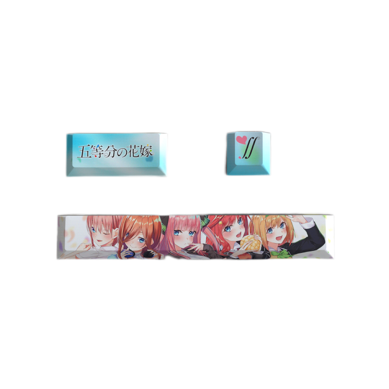 The Quintessential Quintuplets 3 Piece Keycap Set