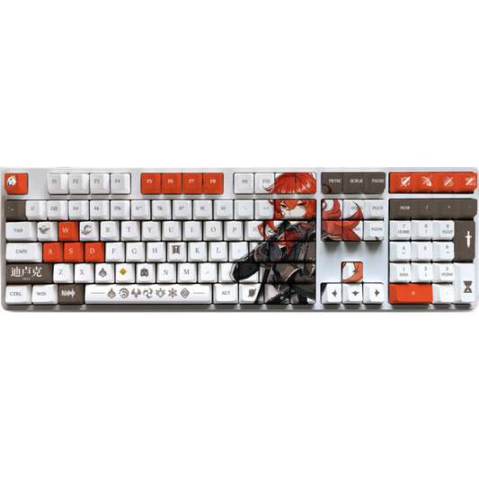 Genshin Impact: Diluc OEM Keycap Set