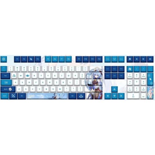 Genshin Impact: Shenhe Blue Keycap Set