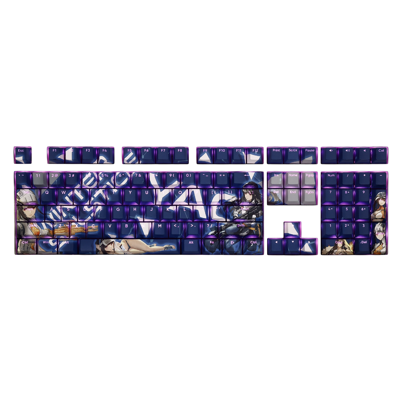 Snowbreak: Containment Zone: Yao Backlit Keycap Set