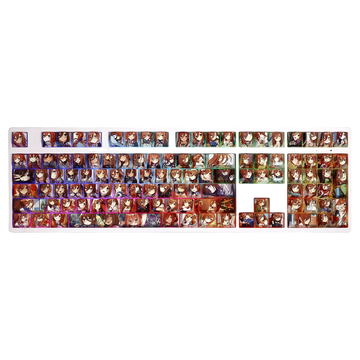 The Quintessential Quintuplets: Faces Backlit Keycap Set