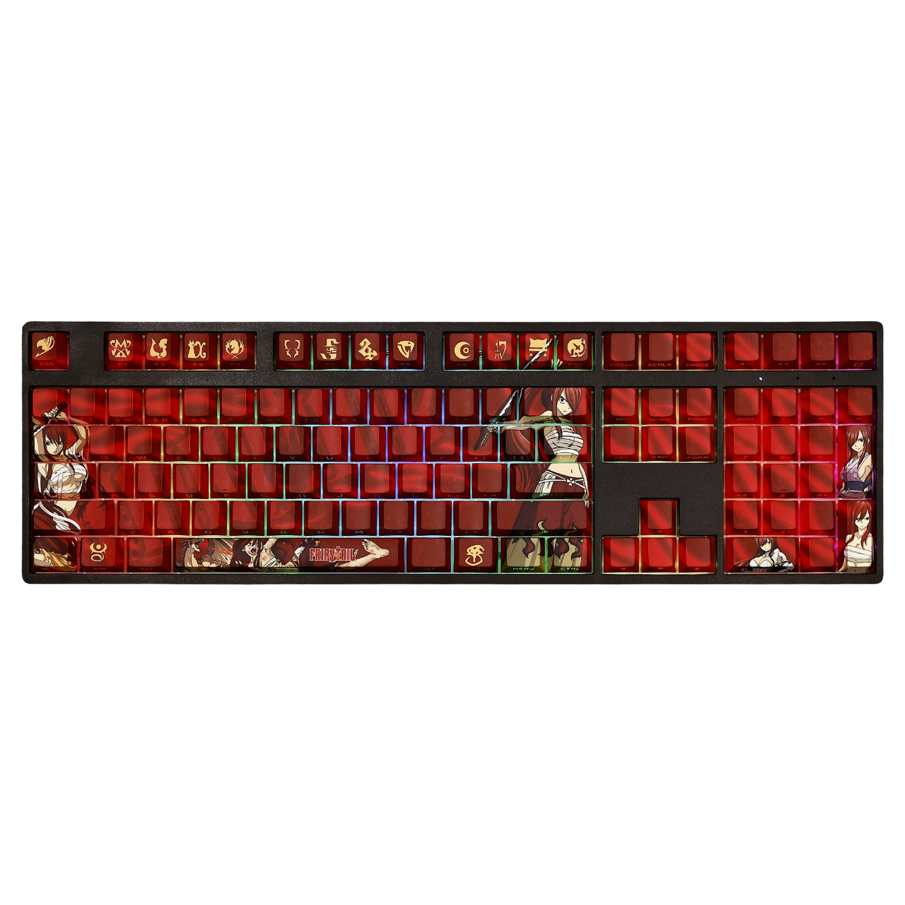 Fairy Tail: Erza Scarlet Backlit Keycap Set