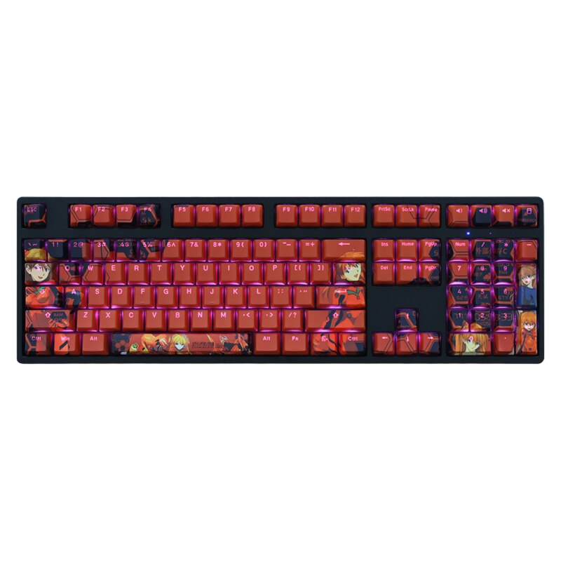 Evangelion: Asuka Backlit Keycap Set