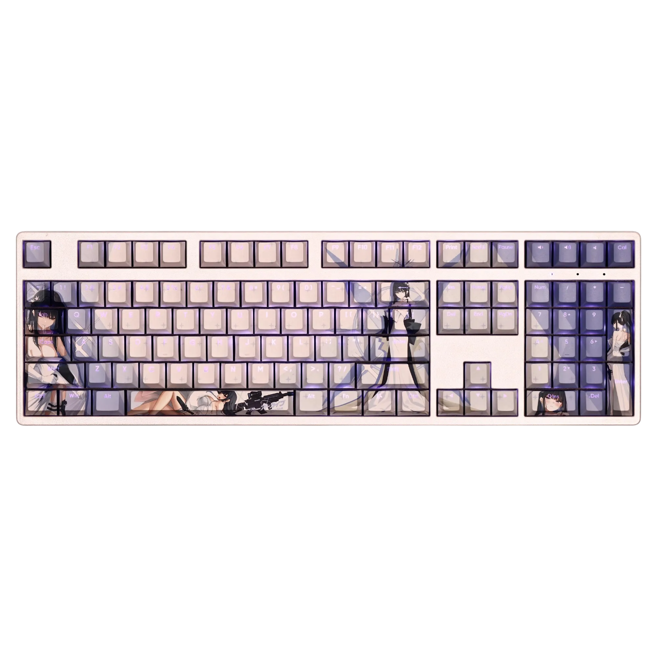 Blue Archive: Saori Backlit Keycap Set