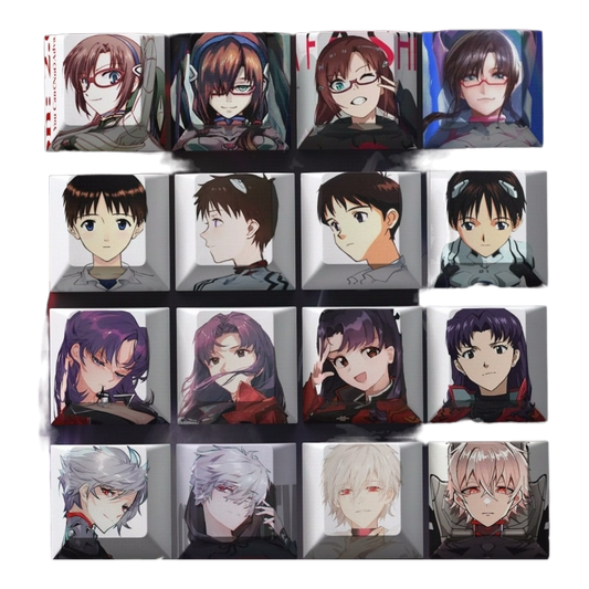 Evangelion Faces 4 Piece Sets