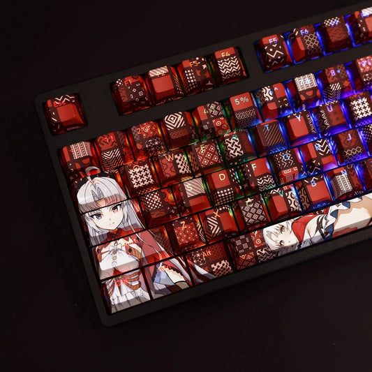 Wuthering Waves: Carlotta Backlit Keycap Set