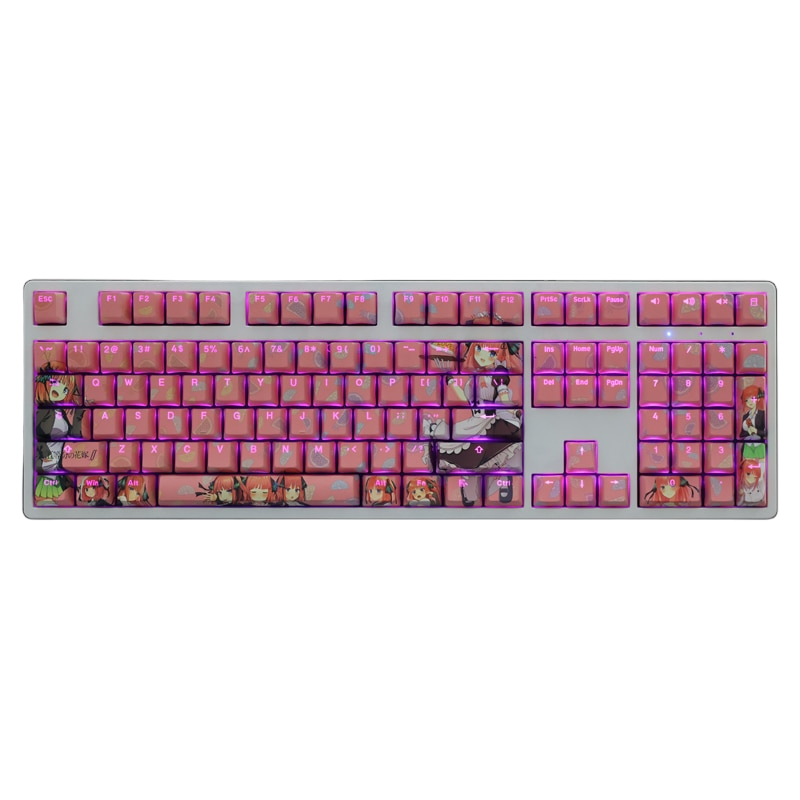 The Quintessential Quintuplets: Nino Nakano Backlit Keycap Set