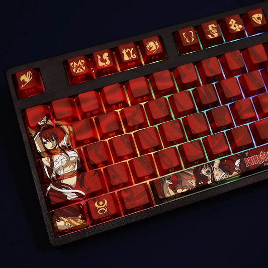 Fairy Tail: Erza Scarlet Backlit Keycap Set