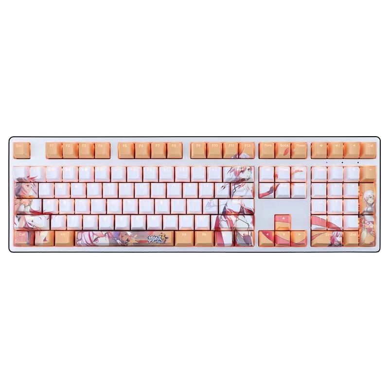 Phoenix (Honkai) Backlit Keycap Set