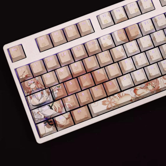 Blue Archive: Urawa Hanako Backlit Keycap Set