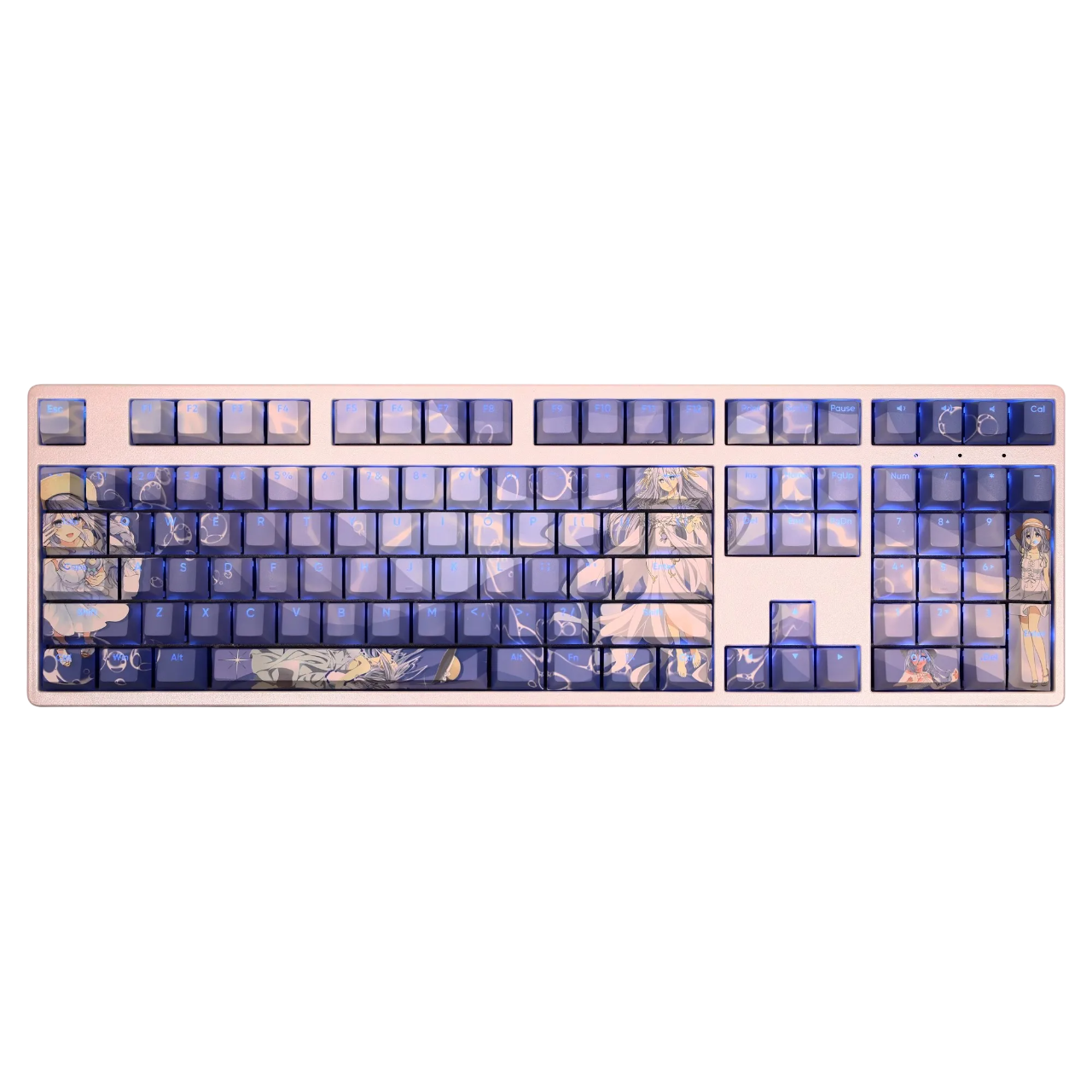 Date A Live: Takamiya Mio Backlit Keycap Set