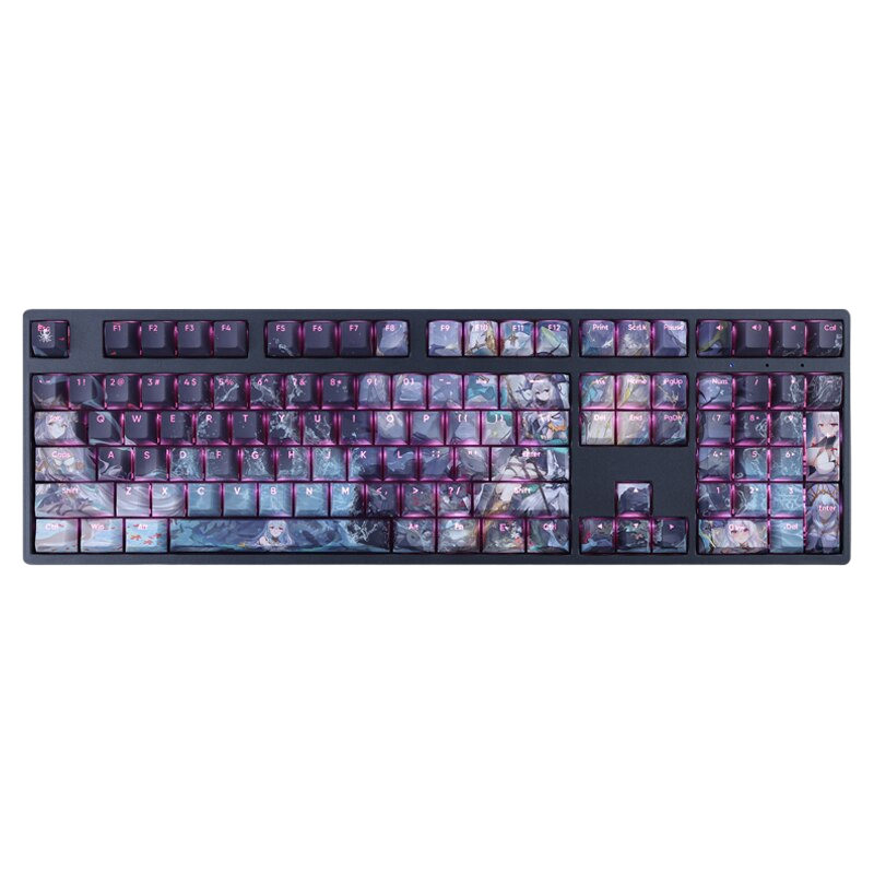Arknights: Skadi Backlit Purple Keycap Set