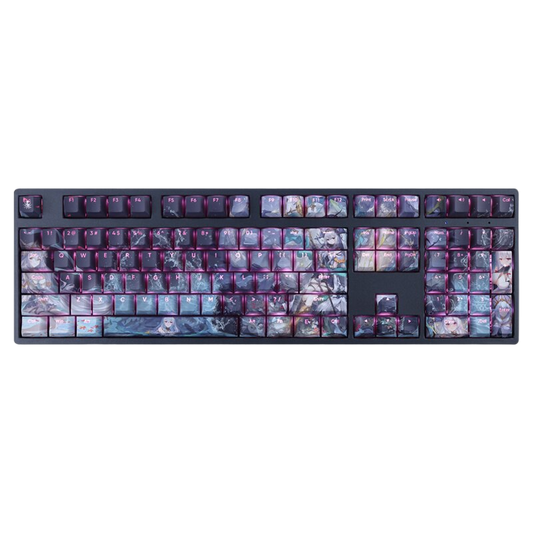 Arknights: Skadi Backlit Purple Keycap Set