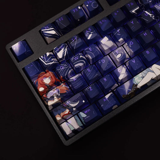 Honkai: Theresa Backlit Blue Keycap Set