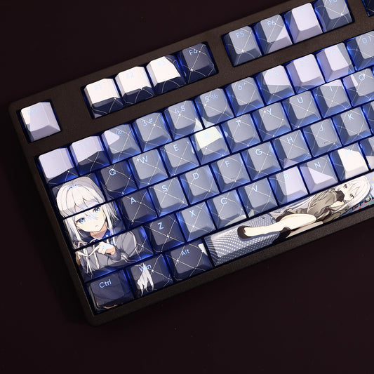 Project SEKAI: Yoisaki Kanade Blue Backlit Keycap Set