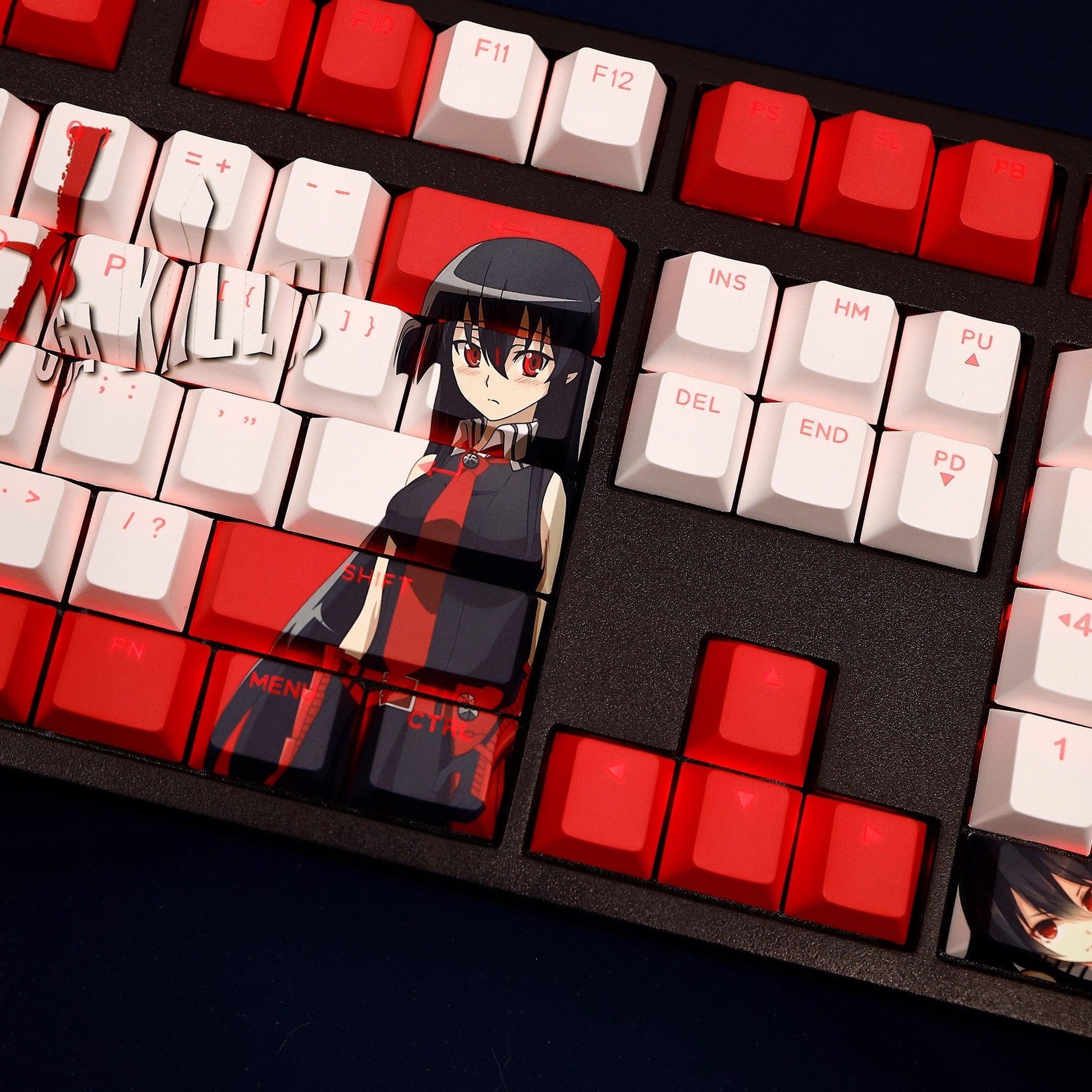 My Anime Keycaps Complete Set Akame ga Kill!: Akame Backlit Keycap Set