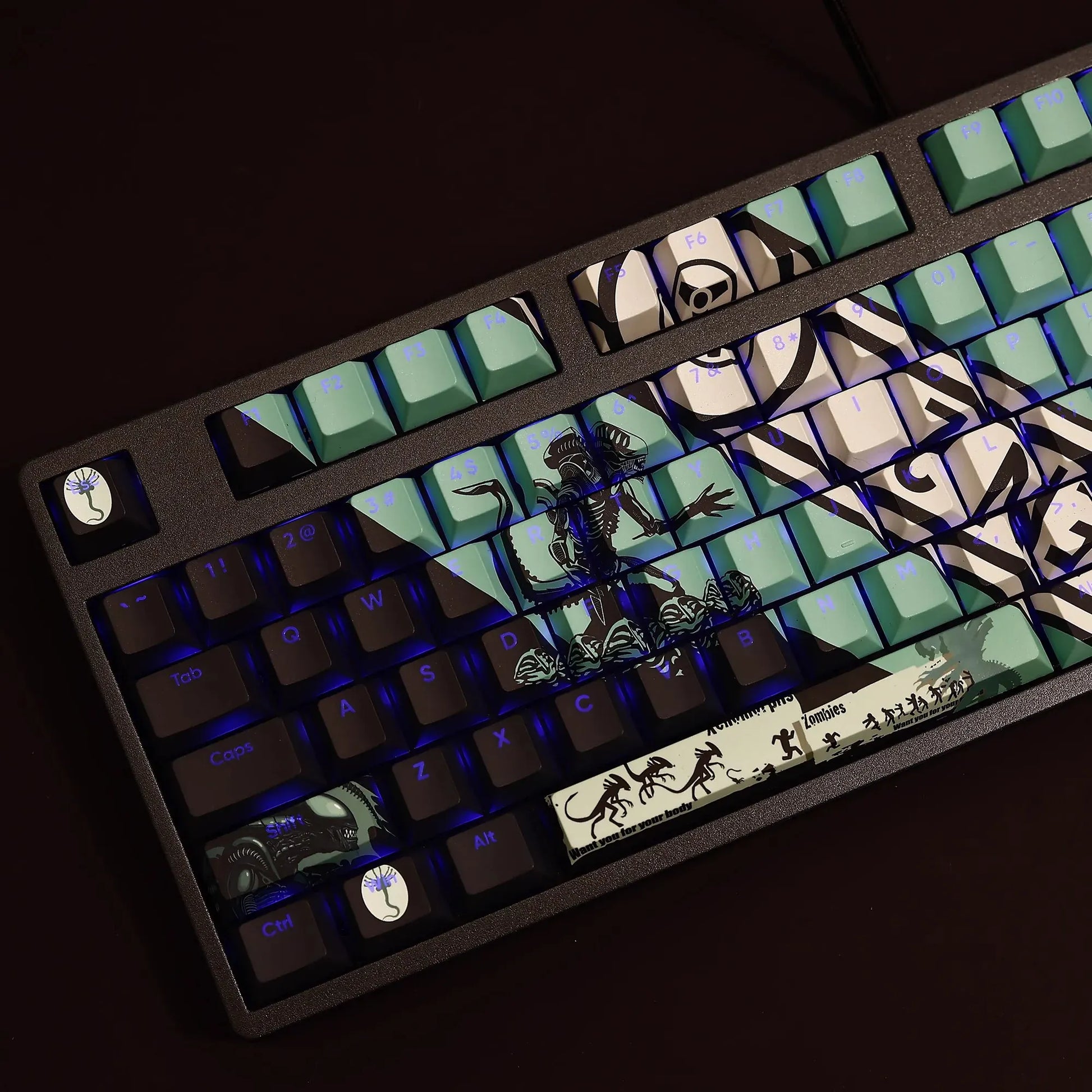 My Anime Keycaps Complete Set Alien: Jett Backlit Keycap Set