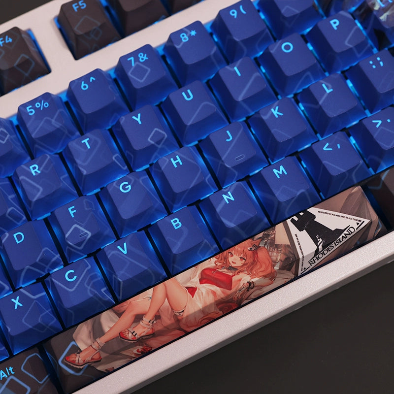 My Anime Keycaps Complete Set Arknights: Angelina Backlit Keycap Set