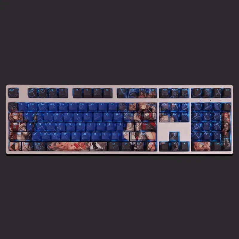 My Anime Keycaps Complete Set Arknights: Angelina Backlit Keycap Set