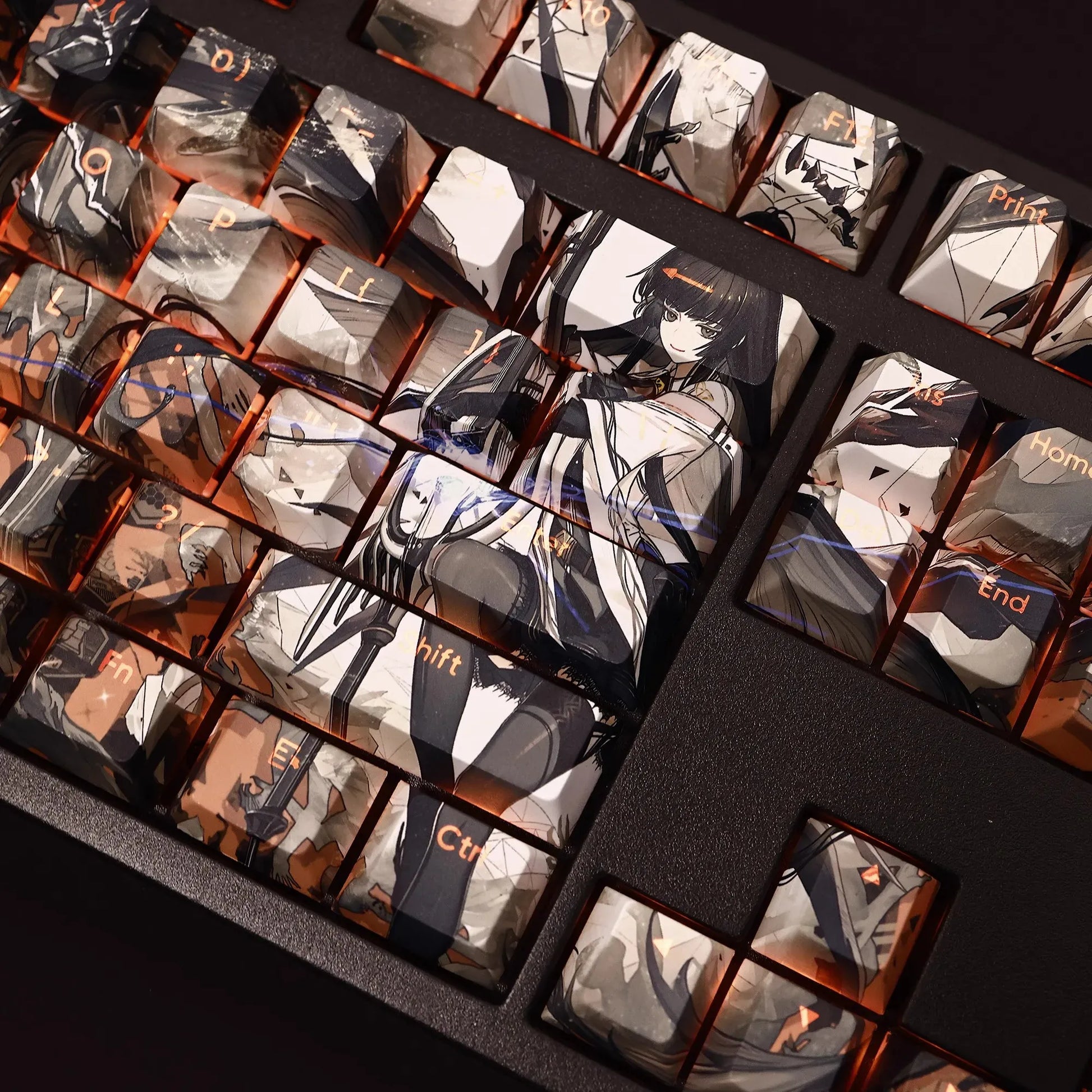 My Anime Keycaps Complete Set Arknights: Arturia Backlit Keycap Set