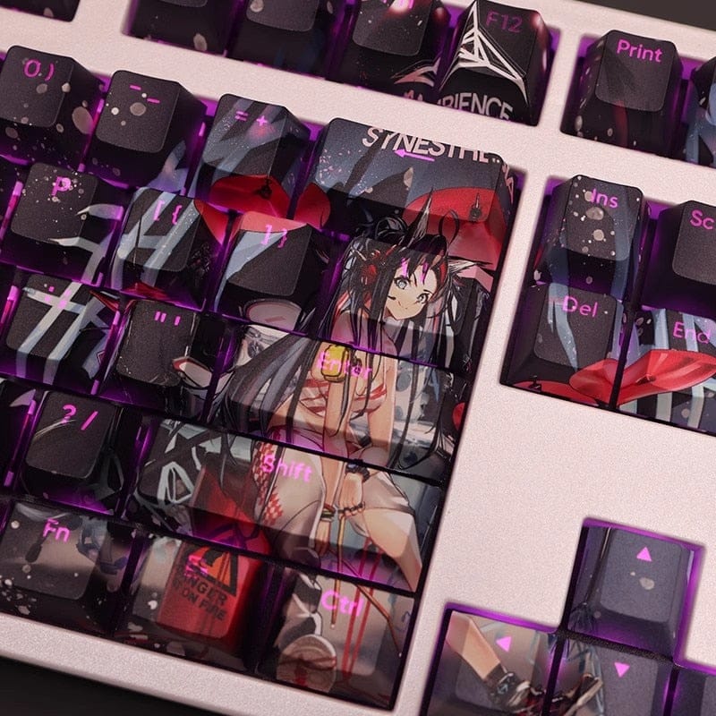 My Anime Keycaps Complete Set Arknights: Blaze Backlit Keycap Set