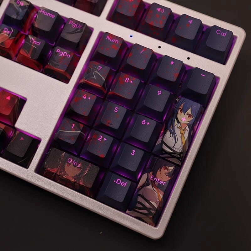 My Anime Keycaps Complete Set Arknights: Ch'en Backlit Keycap Set
