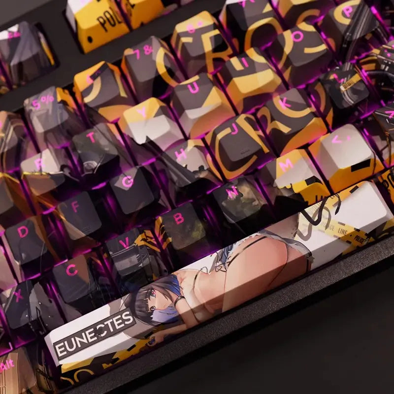 My Anime Keycaps Complete Set Arknights: Eunectes Backlit Keycap Set